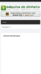 Mobile Screenshot of maquinadodinheiro.com